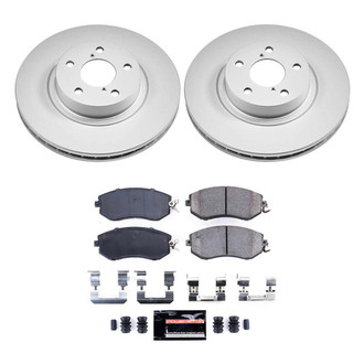 PowerStop® - Z23 Evolution Geomet® Plain Front Brake Kit
