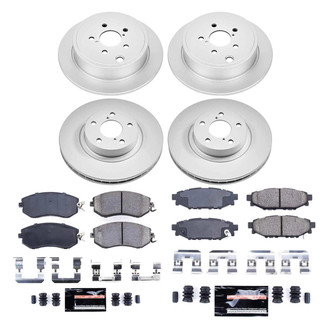 PowerStop® - Z23 Evolution Geomet® Plain Brake Kit