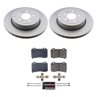 PowerStop® - Z23 Evolution Geomet® Plain Rear Brake Kit