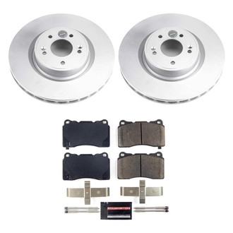 PowerStop® - Z23 Evolution Geomet® Plain Front Brake Kit