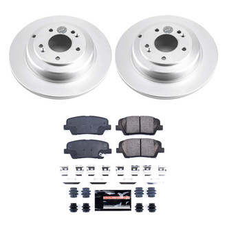 PowerStop® - Z23 Evolution Geomet® Plain Rear Brake Kit