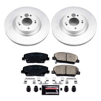 PowerStop® - Z23 Evolution Geomet® Plain Front Brake Kit