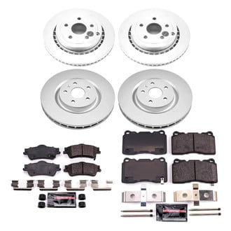 PowerStop® - Z23 Evolution Geomet® Plain Front and Rear Brake Kit