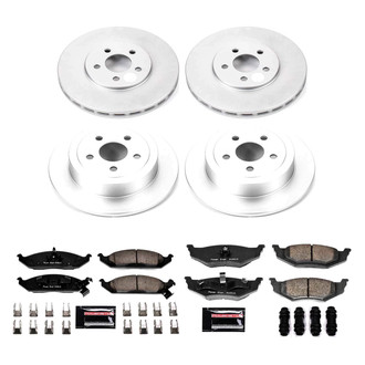 PowerStop® - Z23 Evolution Geomet® Plain Front and Rear Brake Kit