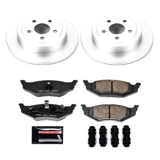 PowerStop® CPK6266-23 - Z23 Evolution Geomet® Plain Rear Brake Kit