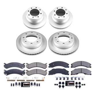 PowerStop® - Z23 Evolution Geomet® Plain Front and Rear Brake Kit