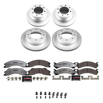 PowerStop® - Z36 Evolution Geomet® Plain Front and Rear Brake Kit
