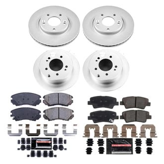 PowerStop® - Z23 Evolution Geomet® Plain Front and Rear Brake Kit