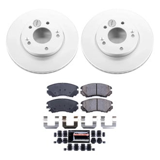 PowerStop® - Z23 Evolution Geomet® Plain Front Brake Kit