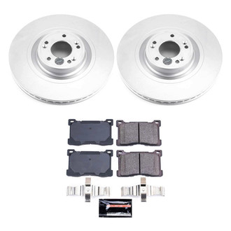 PowerStop® - Z23 Evolution Geomet® Plain Front Brake Kit
