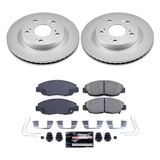 PowerStop® - Z23 Evolution Geomet® Plain Front Brake Kit
