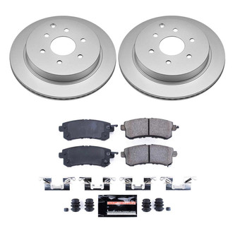 PowerStop® - Z23 Evolution Geomet® Plain Rear Brake Kit