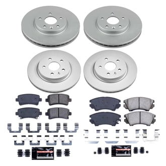 PowerStop® - Z23 Evolution Geomet® Plain Front and Rear Brake Kit
