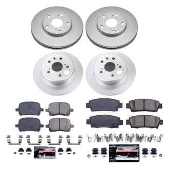 PowerStop® - Z23 Evolution Geomet® Plain Front and Rear Brake Kit
