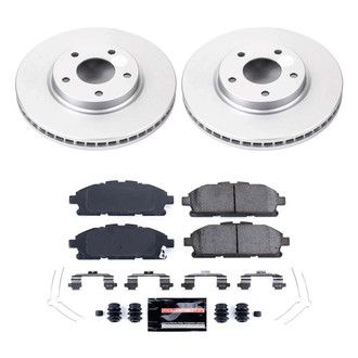 PowerStop® - Z23 Evolution Geomet® Plain Front Brake Kit