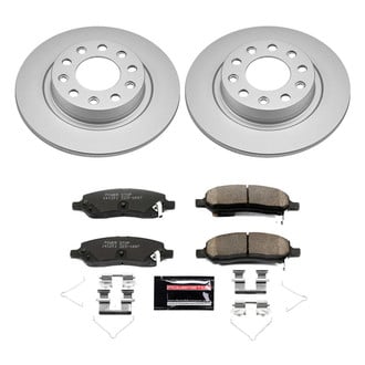 PowerStop® CPK6371-23 - Z23 Evolution Geomet® Plain Rear Brake Kit