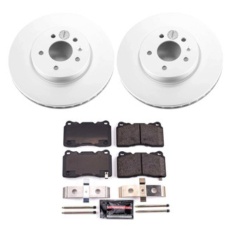 PowerStop® - Z23 Evolution Geomet® Plain Front Brake Kit