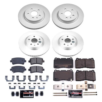 PowerStop® - Z23 Evolution Geomet® Plain Front and Rear Brake Kit
