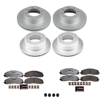 PowerStop® - Z36 Evolution Geomet® Plain Front and Rear Brake Kit