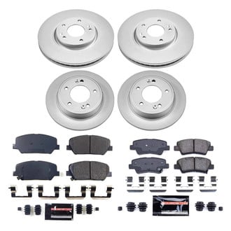 PowerStop® - Z23 Evolution Geomet® Plain Front and Rear Brake Kit