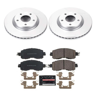 PowerStop® - Z23 Evolution Geomet® Plain Front Brake Kit