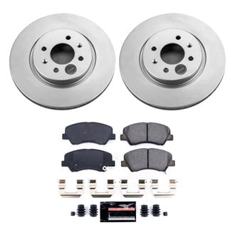 PowerStop® - Z23 Evolution Geomet® Plain Front Brake Kit