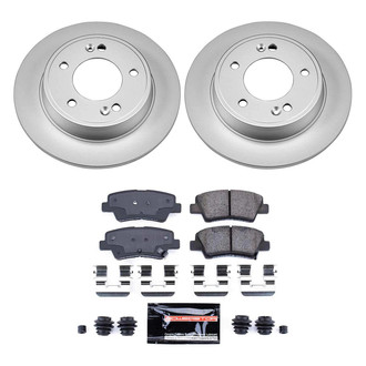 PowerStop® - Z23 Evolution Geomet® Plain Rear Brake Kit