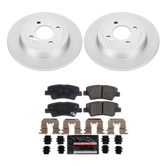PowerStop® - Z23 Evolution Geomet® Plain Rear Brake Kit