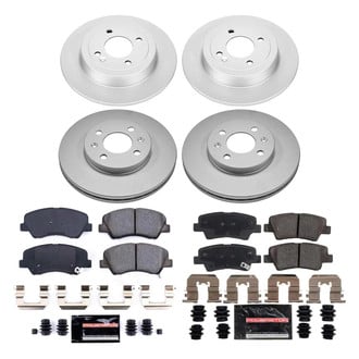 PowerStop® - Z23 Evolution Geomet® Plain Front and Rear Brake Kit