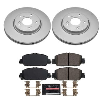 PowerStop® - Z23 Evolution Geomet® Plain Front Brake Kit