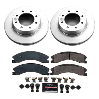 PowerStop® - Z23 Evolution Geomet® Plain Front Brake Kit