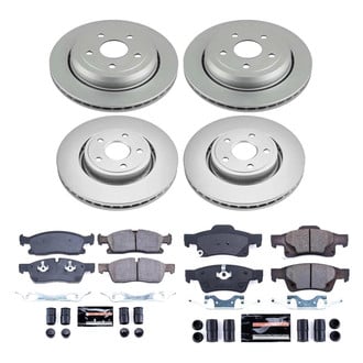 PowerStop® - Z23 Evolution Geomet® Plain Front and Rear Brake Kit