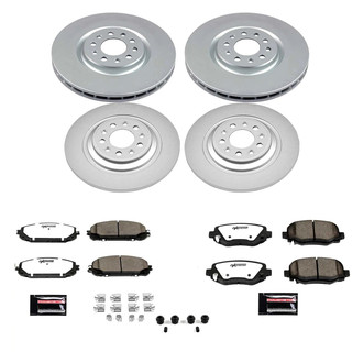 PowerStop® - Z36 Evolution Geomet® Plain Front and Rear Brake Kit