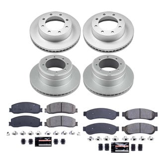 PowerStop® - Z23 Evolution Geomet® Plain Front and Rear Brake Kit