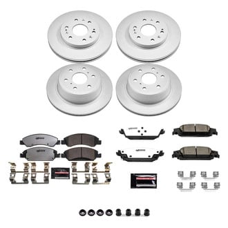 PowerStop® - Z36 Evolution Geomet® Plain Front and Rear Brake Kit