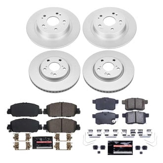 PowerStop® - Z23 Evolution Geomet® Plain Front and Rear Brake Kit