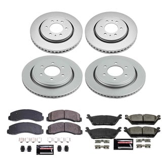PowerStop® - Z23 Evolution Geomet® Plain Front and Rear Brake Kit