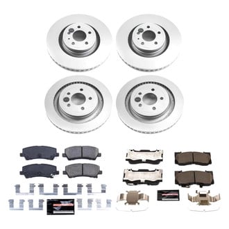 PowerStop® - Z23 Evolution Geomet® Plain Front and Rear Brake Kit