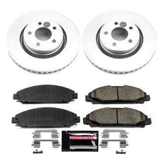 PowerStop® - Z23 Evolution Geomet® Plain Front Brake Kit