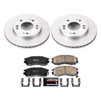 PowerStop® - Z23 Evolution Geomet® Plain Front Brake Kit