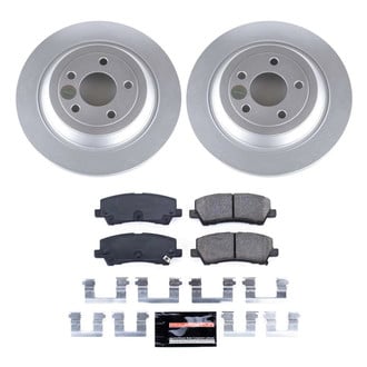 PowerStop® - Z23 Evolution Geomet® Plain Rear Brake Kit