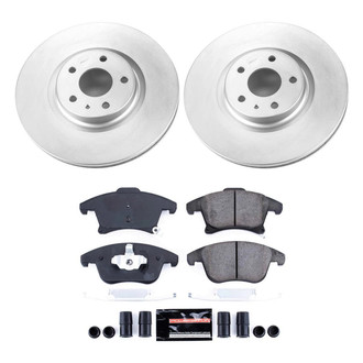 PowerStop® - Z23 Evolution Geomet® Plain Front Brake Kit