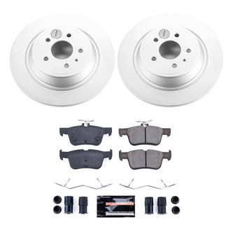 PowerStop® CPK6817-23 - Z23 Evolution Geomet® Plain Rear Brake Kit