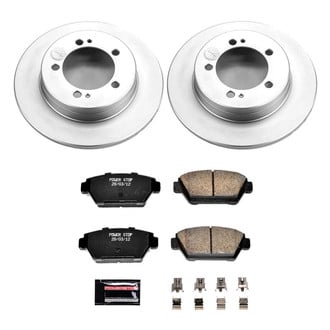 PowerStop® - Z23 Evolution Geomet® Plain Rear Brake Kit