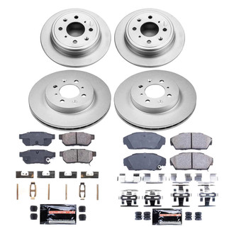 PowerStop® - Z23 Evolution Geomet® Plain Front and Rear Brake Kit
