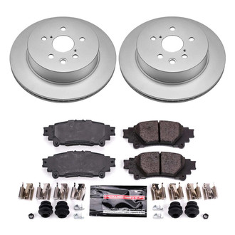 PowerStop® - Z23 Evolution Geomet® Plain Rear Brake Kit