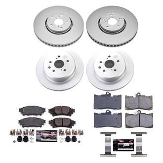 PowerStop® - Z23 Evolution Geomet® Plain Front and Rear Brake Kit