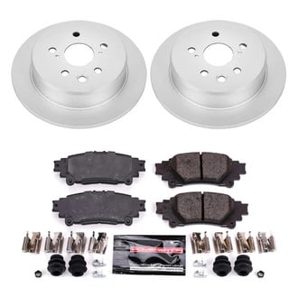 PowerStop® - Z23 Evolution Geomet® Plain Rear Brake Kit