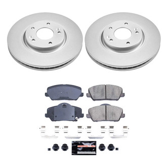 PowerStop® - Z23 Evolution Geomet® Plain Front Brake Kit