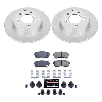 PowerStop® - Z23 Evolution Geomet® Plain Rear Brake Kit